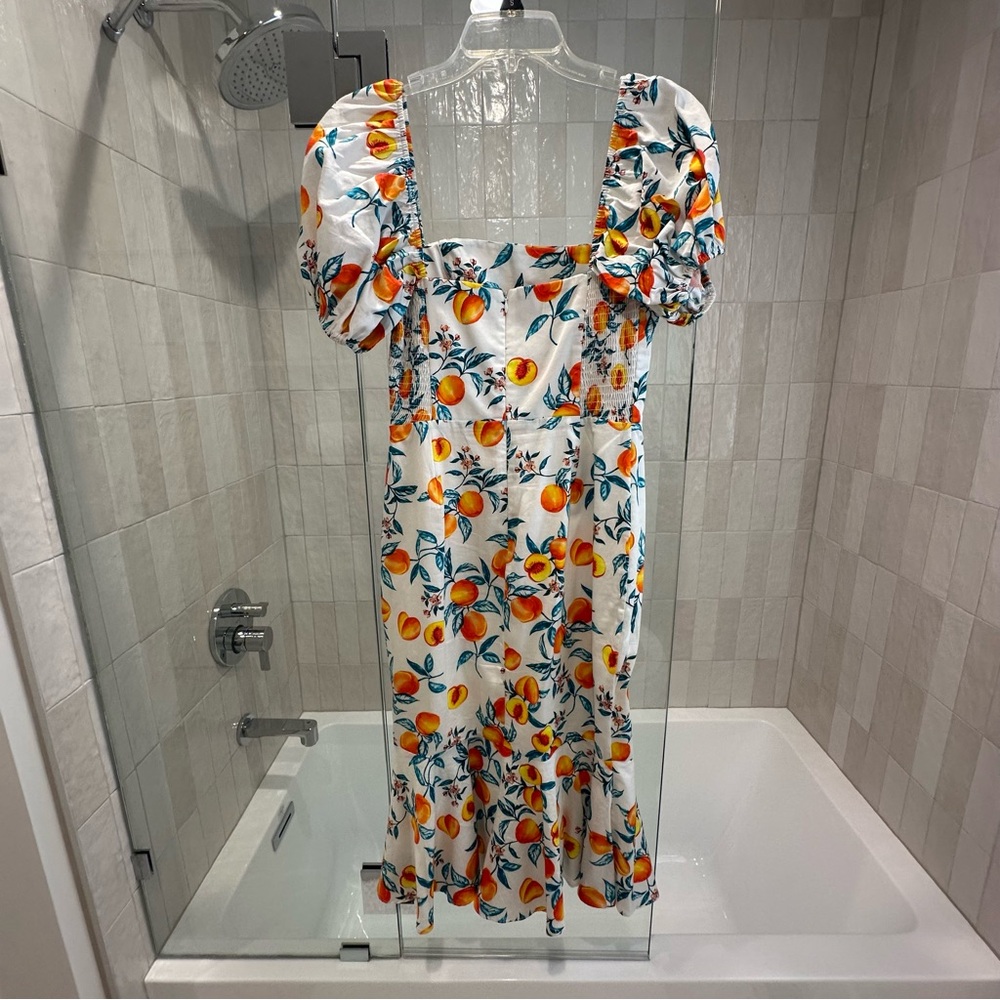 Floral Puff Sleeve Dress